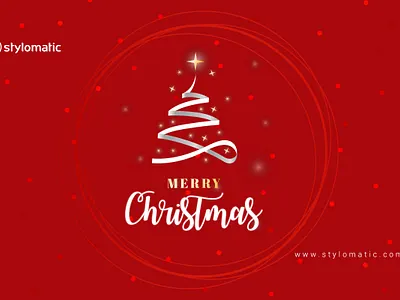 Merry Christmas flyer social post creative stylomatic wallpaper