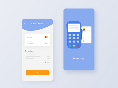 Card transaction interaction designchallenge graphic design illustration ui uplabs ux