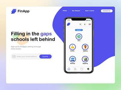 FinApp 3d animation app branding colouful design flat glass glassmorphic graphic design icon illustration logo minimal typography ui ux web webdesign website