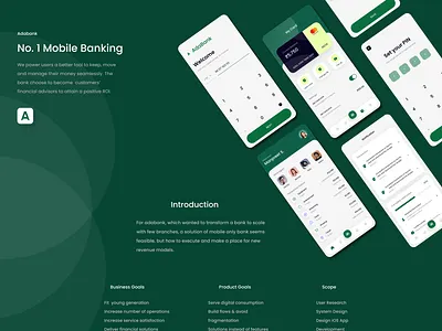Mobile Banking App adobe xd photoshop
