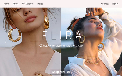 Jewellery Landing page