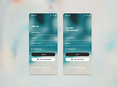 Sign Up/ Log in 3d age animation appui branding dailyui design dribble facebook illustration instagram login logo mobile signup twitter ui uidesign ux uxdesign