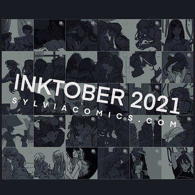 Inktober 2021 Collection comics illustration inktober