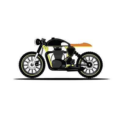 Cafe Racer adobe art brading branding graphic design illustration logo vector