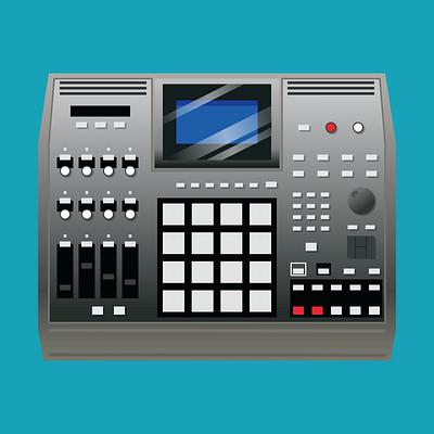 MPC5000 2D 2d illustration vector