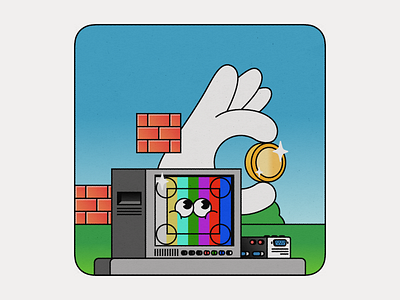 MiSTer FPGA 16bit illustration vector