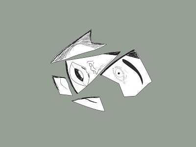 Broken Mirror Illustration art branding graphic design illustration motion design vector