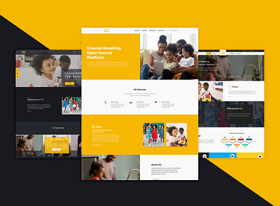 Website Templates landing page web design web templates xd design