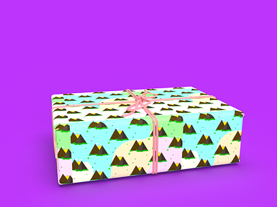 Holiday wrapping paper pattern design dribble illustration pattern vector