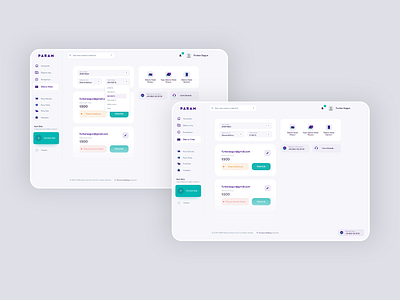 Param Website - Payment Request Page fintech payment page ui ux virtual pos