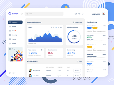 UI Challenge - Dashboard Concept challenge color dashboard desktop ui website