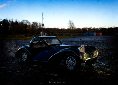 Bugatti Atalante 57S atalante 57s bugatti forced perspective miniature photography photography photoshop