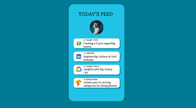 ACTIVITY FEED dailyui design ui