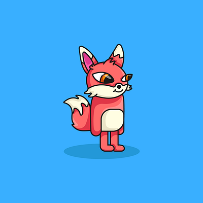 NFT Fox Design character design design fox fox design fox logo graphic design illustration logo logo design nft nft design nft fox nft fox design nft fox logo vector