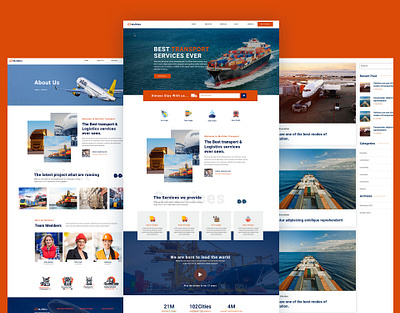 Best Transport & Boat Website Template agency best boat branding business company creative design finance graphic design html landing marketing minimal ships software template theme transport wordpress