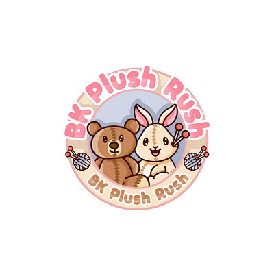 Plush Toy Logo animal animal logo bear bear logo bunny bunny logo character design design graphic design illustration logo logo design plush toy rabbit rabbit logo teddy teddy logo toy toy logo vector