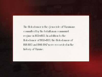 Holodomor 1932-1933. Stats 3d animation content design fullscreen graphic design history motion graphics readymag scroll ui ukraine ux web website website design