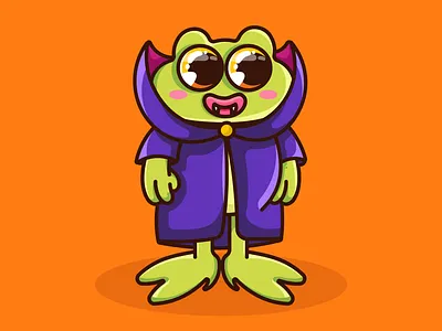 Dracula Froggie character design design dracula dracula design dracula nft frog frog design frog logo frog nft graphic design illustration logo logo design nft nft frog vampire vampire design vampire logo vampire nft vector