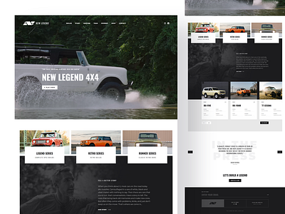 WordPress - New Legend 4×4 branding business design frontend graphic design javascript jquery mysql php seo ui wordpress