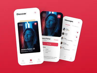 Tinder style Matrimonial App figma matrimonial app mobile app tinder ui