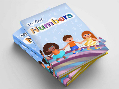 My first Numbers bookillustrations childrensbook design digital illustration illustrator minimal procreate procreate art vector