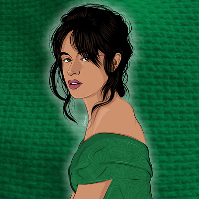 Camila Cabello artwork digital digital painting digitalart drawing illustration illustration digital texture vector vector art