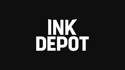 INK DEPOT - Suministros para tatuajes branding design graphic design logo