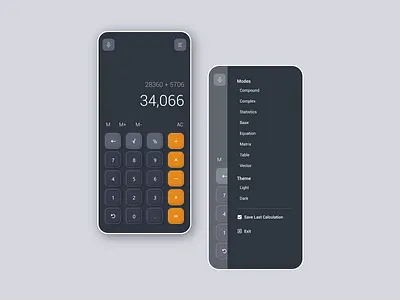 Calculator App UI app ui ux design graphic design illustration modern ui design ui ui ux user interface design ux xd design