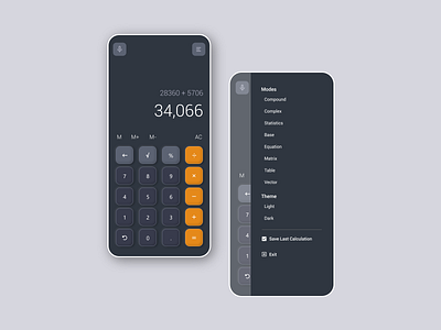 Calculator App UI app ui ux design graphic design illustration modern ui design ui ui ux user interface design ux xd design