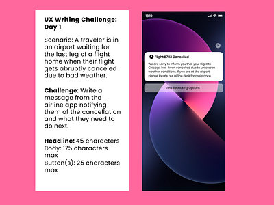 Daily UX Writing Challenge - 1 dailyuxwritingchallenge microcopy uxcopy uxwriter uxwriting