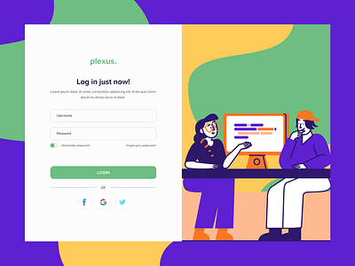 Login page for Educational Project app art branding design desktop education figma graphic design illustration itexus login login page pagedesign platform software company ui uiux ux web web design
