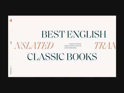 Read This Translation WIP books homepage layout site design typography ui uiux web design webdesigner webflow webflow expert website website design