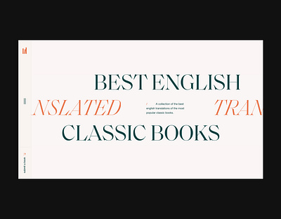 Read This Translation WIP books homepage layout site design typography ui uiux web design webdesigner webflow webflow expert website website design