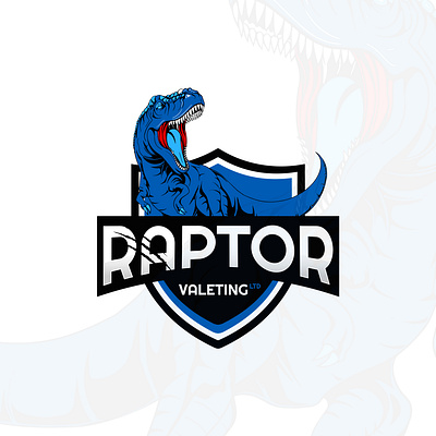 Raptor Mascot Logo design flat illustration logo design minimal