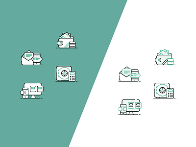 icons set for bank bank design icon icons illustration set ui vector