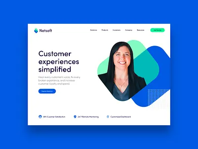 Netsoft Website Design design graphic design ui ux