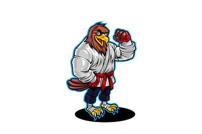 Big Eagle design gaming illustration logo mascot vector