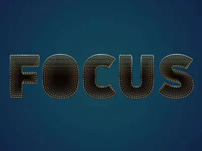 FOCUS 3d affinity designer branding design icon illustration sketch ui ux vector