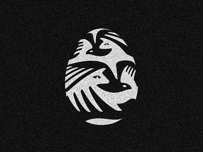 Cats & Birds bird birds branding cat cats design egg feather fly graphic design hand hunt hunting illustration leaf leaves logo logodesign logotype night