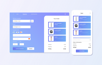 Daily UI 002 - Checkout Page checkout dailyui dailyui002 decktopdesign design figma form kharkiv mobiledesign mockups ui uiux uiuxdesign ukraine ux uxui uxuidesign webdesign