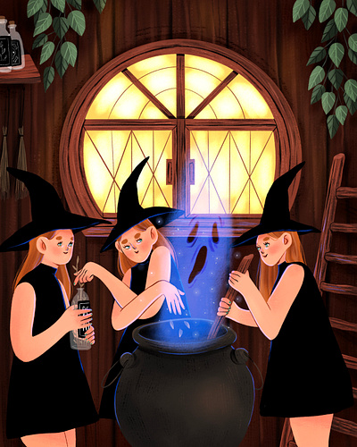 Little Witches illustration