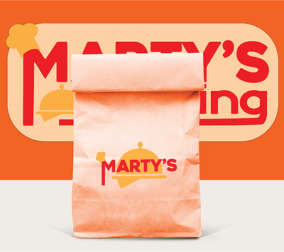 Marty's Catering brand branding branding design business catering design food graphic design logo restaurant