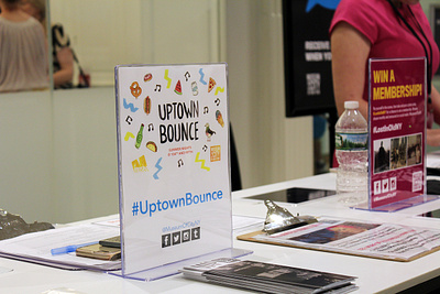 Uptown Bounce fun illustration museum postcard uptown bounce