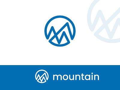 mountain brand identity branding colorful creative design flat logo graphic design illustration land management logo design logodesign logotype m a letter minimalist logo modern logo mountain outdoor ui unique