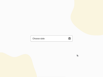 Date Picker - Figma prototype animation blobs buttons date date picker figma form field input month muted popover prototype smart animate year