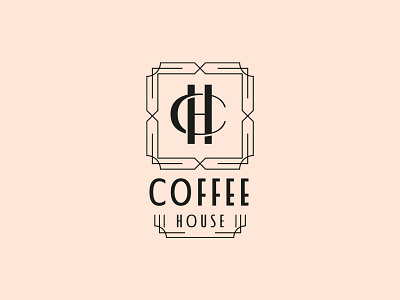 CH monogram art deco tech