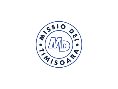 MD monogram outline tech
