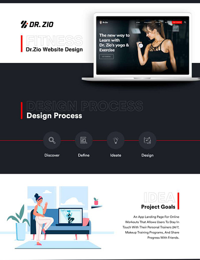 Fitness Website UIUX Design 3d branding design fitness website graphic design gym ui illustration logo marketing design ui uiux website website design