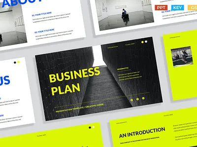 Lime Blue White Black Color Modern Company Profile blue clean color colorful company corporate google slides keynote lime modern multipurpose photography pitch deck portfolio studio unique web design web development website white