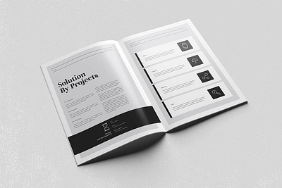 Proposal Template a4 agency annual report annual report 2021 brand identity brief brochure business clean design idenitity identity indesign marketing minimal minimalist modern project proposal web